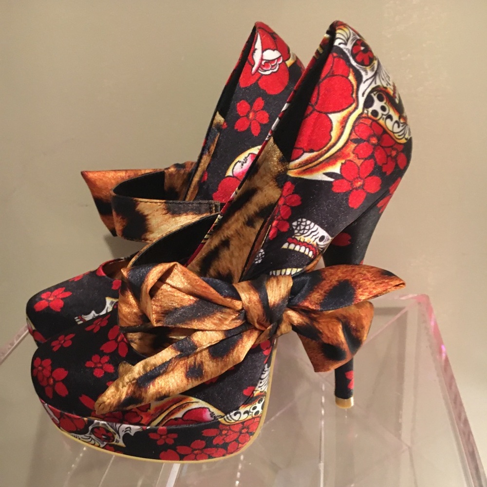 Iron fist platform heels